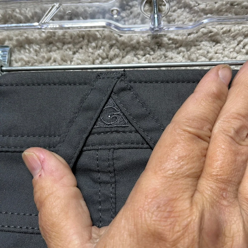 Gerry Outdoor Adventure Pants Mens 34x32 Gray Stretch Waistband 5-Pocket EUC